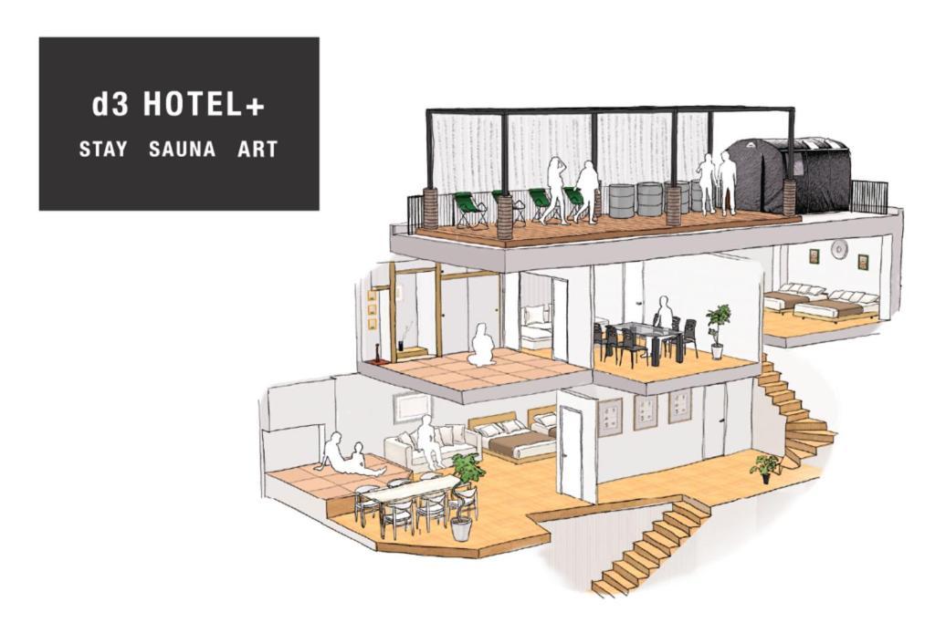 D3 Hotel Gallery2 Осака Экстерьер фото